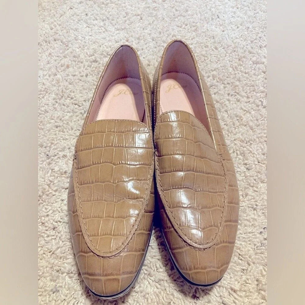 Women Tan Loafers
